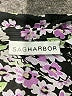 Sag Harbor 100% Polyester Floral Black Short Sleeve Blouse Size L - photo 7