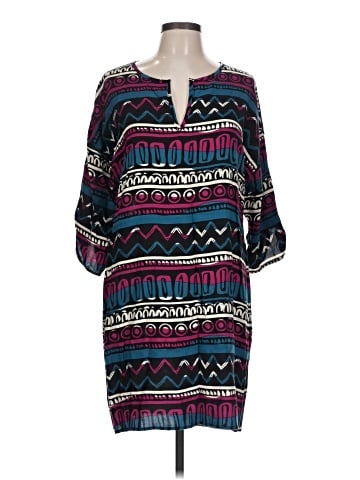 Buttons Casual Dress (view 1)