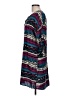 Buttons 100% Rayon Print Teal Casual Dress Size L - photo 5