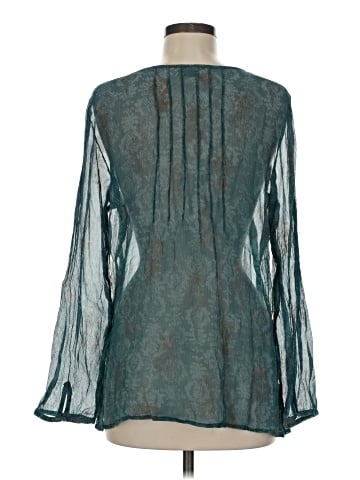 J.Jill Long Sleeve Silk Top (view 2)
