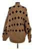 Zara Argyle Brown Cardigan Size S - photo 2