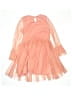 BCBGirls 100% Polyester Orange Dress Size 10 - photo 2