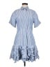 Alexis Blue Short Sleeve Button-Down Shirt Size M - photo 1