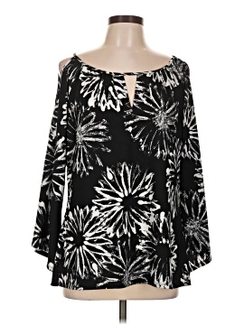 Essentials By Milano 3/4 Sleeve Blouse