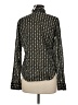 Liz Claiborne Print Black Long Sleeve Blouse Size M - photo 2