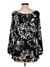 Essentials by Milano Black 3/4 Sleeve Blouse Size L - photo 2