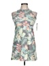 Unbranded Tropical Gray Green Casual Dress Size 10 - photo 1