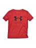 Under Armour 100% Polyester Red Short Sleeve T-Shirt Size 7 - photo 1
