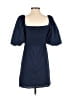 Miami 100% Polyester Solid Blue Cocktail Dress Size S - photo 2