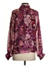Fate 100% Polyester Burgundy Long Sleeve Blouse Size S - photo 2