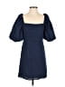 Miami 100% Polyester Solid Blue Cocktail Dress Size S - photo 1