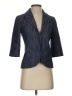 Boden 100% Cotton Chevron-herringbone Blue Blazer Size 2 - photo 1
