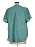 Torrid Teal Short Sleeve Blouse Size Lg Plus (0) - photo 2