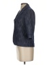 Boden 100% Cotton Chevron-herringbone Blue Blazer Size 2 - photo 5