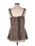 Casual Corner 100% Polyester Brown Sleeveless Blouse Size 18 - photo 2