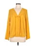 Shein Yellow Long Sleeve Blouse Size 6 - photo 1
