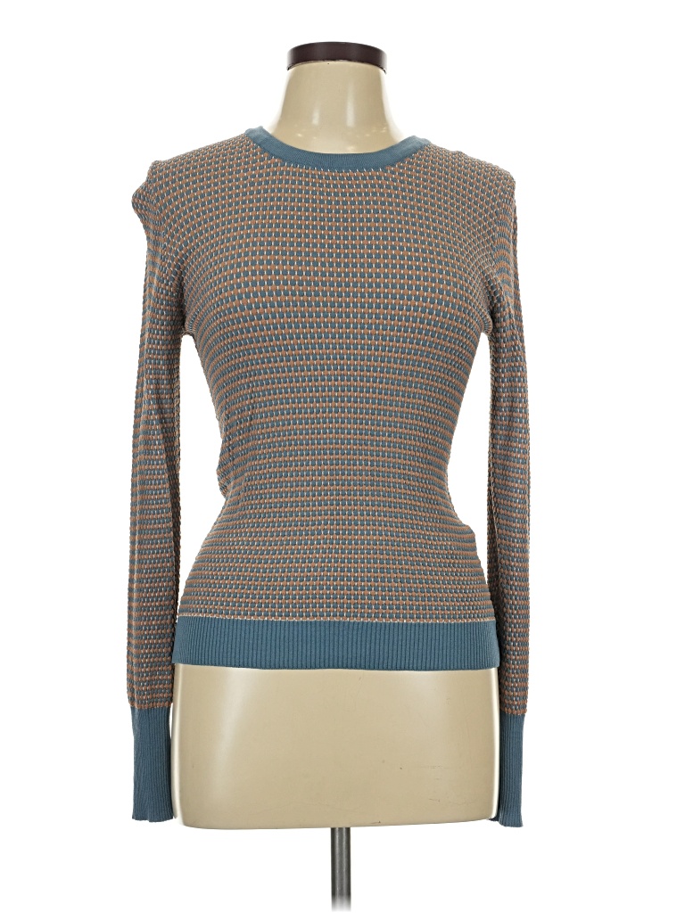 Pre-owned Zara Pullover Sweater In Blue