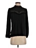 Ann Taylor Black Long Sleeve Blouse Size XXS - photo 1