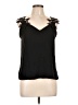 Shein 100% Polyester Black Sleeveless Blouse Size L - photo 1