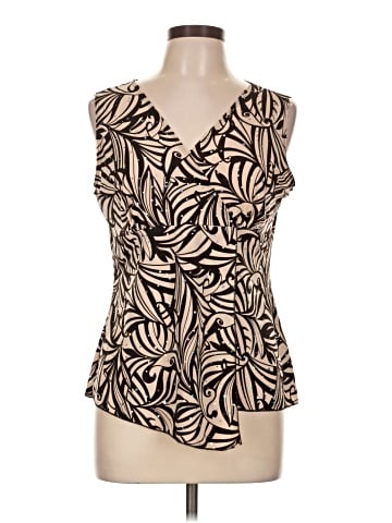 Brittany Black Sleeveless Blouse (view 1)