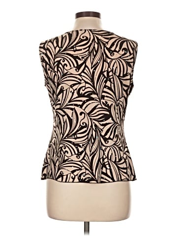 Brittany Black Sleeveless Blouse (view 2)