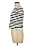 Gap 100% Cotton Stripes Ivory Short Sleeve Turtleneck Size 12 - photo 5