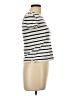 Gap 100% Cotton Stripes Ivory Short Sleeve Turtleneck Size 12 - photo 4