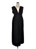 Love Squared Solid Black Cocktail Dress Size 2X - photo 1