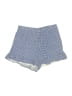 Everly 100% Rayon Checkered-gingham Blue Shorts Size M - photo 1