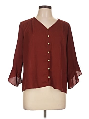 Investments 3/4 Sleeve Blouse (view 1)