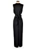 Club Monaco Solid Black Jumpsuit Size 8 - photo 2
