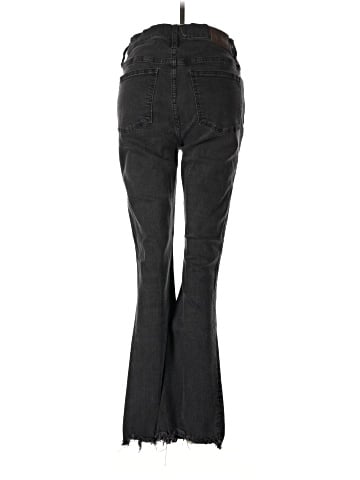 Madewell Tall Cali Demi-Boot Jeans in Berkeley Black: Chewed-Hem Edition (view 2)