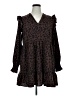 Shein 100% Polyester Animal Print Brown Casual Dress Size L - photo 1