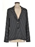 J.Jill Stripes Black Blazer Size M - photo 1