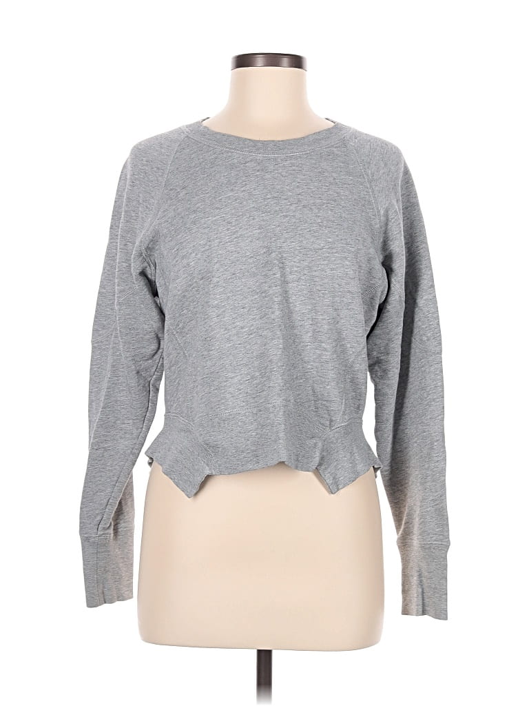 Pre-owned Jcrew Pullover Sweater In Gray