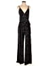 Kaileigh Graphic Black Jumpsuit Size M - photo 1