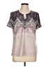 Unbranded Purple Short Sleeve Blouse Size L - photo 1