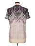 Unbranded Purple Short Sleeve Blouse Size L - photo 2