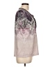 Unbranded Purple Short Sleeve Blouse Size L - photo 4