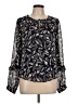 MELLODAY 100% Polyester Black Long Sleeve Blouse Size L - photo 1