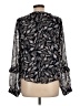 MELLODAY 100% Polyester Black Long Sleeve Blouse Size L - photo 2