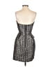 Parker Houndstooth Gray Cocktail Dress Size S - photo 2