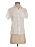 Sim & Sam 100% Rayon Ivory Short Sleeve Blouse Size S - photo 1