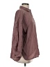 Zara Burgundy Long Sleeve Button-Down Shirt Size XS - photo 4