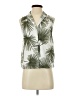 A New Day 100% Polyester Green Sleeveless Blouse Size XS - photo 1