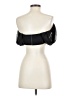 12th Tribe 100% Polyester Black Short Sleeve Blouse Size S - photo 2