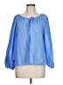 Universal Thread 100% Cotton Blue 3/4 Sleeve Blouse Size L - photo 1