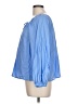 Universal Thread 100% Cotton Blue 3/4 Sleeve Blouse Size L - photo 5