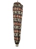 Unbranded Print Brown Casual Pants Size 1 - photo 4