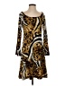 Barcelino Animal Print Brown Casual Dress Size S - photo 1